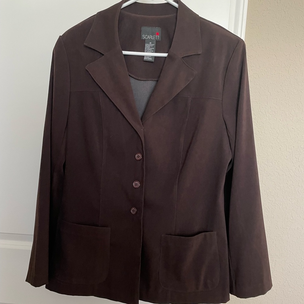 Brown blazer